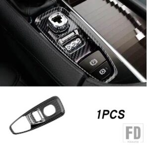 ボルボ XC60 インテリアカーボンスパンコールパッチスペシャルな装飾ストリップカーアクセサリー