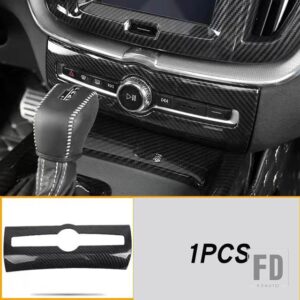 ボルボ XC60 インテリアカーボンスパンコールパッチスペシャルな装飾ストリップカーアクセサリー