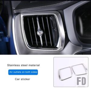 ボルボ XC60 車内装飾ステッカーカーアクセサリーボディブライトストリップアクセサリー ABS/ステンレス
