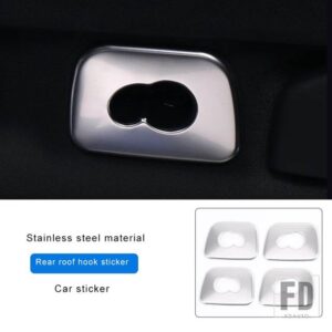 ボルボ XC60 車内装飾ステッカーカーアクセサリーボディブライトストリップアクセサリー ABS/ステンレス
