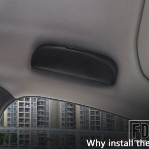 ボルボ カーアクセサリー 2018-22 モデル XC60 メガネケース XC90 S90 V90CC XC40 メガネケース - Black