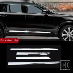 ボルボ XC60 XC90 ABS クロームサイドドア本体モールドトリムストリップガードステッカー外装カーアクセサリー - xc90 2015-2025