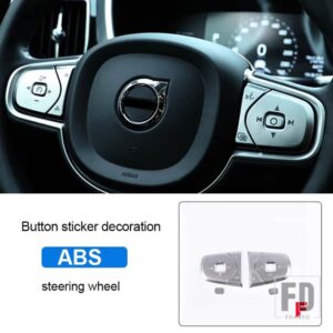 ボルボ ステッカー ABS XC60 アクセサリー 2018-22 装飾ステッカーインテリアモールディング
