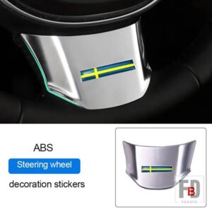 ボルボ ステッカー ABS XC60 アクセサリー 2018-22 装飾ステッカーインテリアモールディング