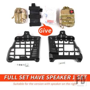 トヨタ 06-21 年 FJ クルーザーアクセサリー内装トランク合金収納ボックス - Full set haveSpeaker