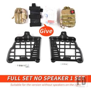 トヨタ 06-21 年 FJ クルーザーアクセサリー内装トランク合金収納ボックス - Full set no speaker