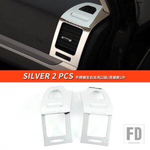 三菱 パジェロアクセサリー V87V93V97 エアアウトレットカバーパジェロ IO フルピニンモンテロ装飾 - Silver