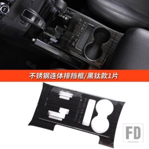 三菱 パジェロアクセサリー V87V93V95V97V98 中央制御パネル装飾カバーパジェロ IO フル PININMONTEROMODIFICATION - Black style 1slices
