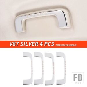 三菱 パジェロアクセサリー V87V93V95V97V98 ルーフハンドルカバーパジェロ IO フルピニンモンテロ装飾 - V87 Silver 4 PCS