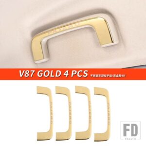 三菱 パジェロアクセサリー V87V93V95V97V98 ルーフハンドルカバーパジェロ IO フルピニンモンテロ装飾 - V87 Gold 4 PCS