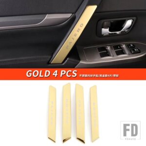 三菱 パジェロアクセサリー V93V97V98 ドアハンドルカバーパジェロ IO フルピニンモンテロ室内装飾 - Gold 4 PCS