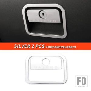 三菱 パジェロアクセサリー V87V93V97 ピリオンシートロッカーカバーパジェロ IO フルピニンモンテロ室内装飾 - Silver