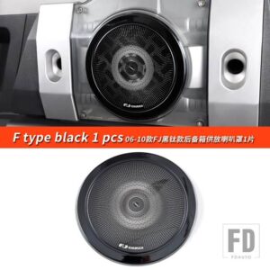 トヨタ 06-22 年 FJ クルーザーアクセサリーステッカー室内装飾ドア音響カバーマルチトーンクラクソンホーン - F Type black 1pcs