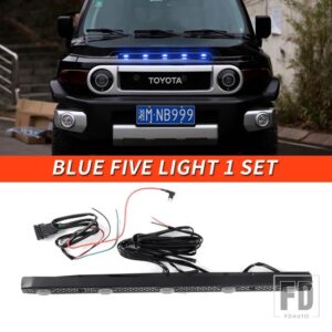 トヨタ 06-21 年 FJ クルーザーアクセサリー LED ライトフードフロントグリッドライト装飾高輝度 - 2202