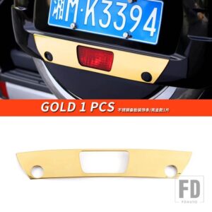 三菱 パジェロアクセサリー V87V93V97 トランクトリムテールゲートパジェロ IO フルピニンモンテロ装飾 - Gold 1 PCS