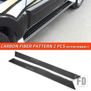 三菱 パジェロアクセサリー V93V95V97V98 ウェルカムペダルカバーパジェロ IO フルピニンモンテロ装飾 - Carbon fiber pattern