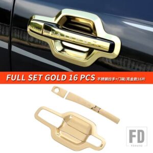 三菱 パジェロアクセサリー V73V75V77V93V95V97V98 ハンドル戸カバーパジェロ IO フルピニンモンテロ - Full Set Gold