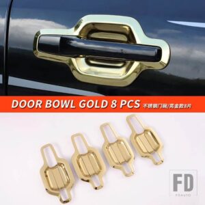 三菱 パジェロアクセサリー V73V75V77V93V95V97V98 ハンドル戸カバーパジェロ IO フルピニンモンテロ - Door Bowl Gold