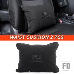 トヨタ 06-21 年 FJ クルーザーアクセサリーインテリアシートネックヘッドレストバッククッション装飾 - Cushion 2 pcs