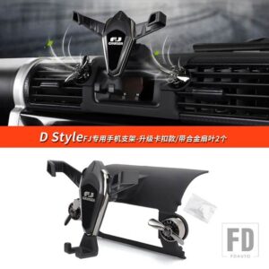 トヨタ 06-21 年 FJ クルーザーアクセサリー携帯電話スタンドラジオブラケット GOPRO スタンド電話固定ブラケット内装 - D Style