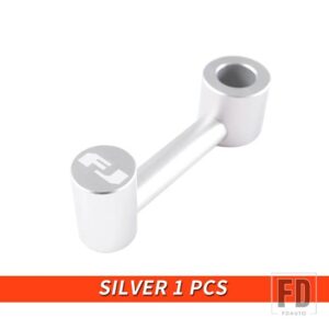 トヨタ 06-21 年 FJ クルーザーアクセサリー内装シートヘッドレストフック収納クリップ装飾ファスナーブラケット - Silver