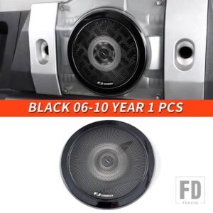 トヨタ 06-21 年 FJ クルーザーアクセサリー内装トランクスピーカーの側ステンレス装飾カバー - Black 06-10 Year