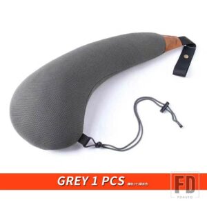 三菱 パジェロアクセサリーネックヘッドレストクッションサイドパジェロピニンIOフルモンテロV73V75V77V87V9395V97V98装飾 - Gray 1 PCS