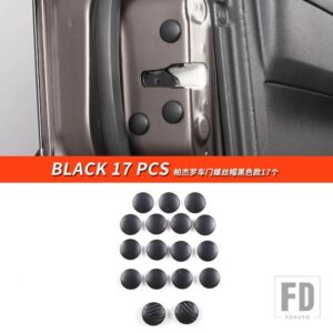 三菱 パジェロアクセサリー V73V75V77V87V93V97 ドアネジカバーパジェロ IO フルピニンモンテロ装飾 - Black