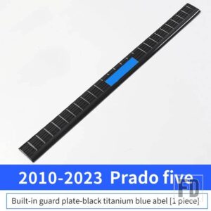 トヨタ 2010-2023 ランドクルーザープラド 150 しきい値アクセサリーキャリアテールドアガードボードドアプロテクター J15 - Inner black 5 seats