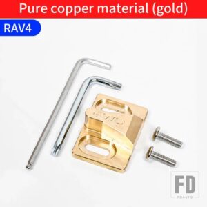 レクサス トヨタ プラド 150 RAV4 テールゲートロッククルーザー FJ GX キャリアロックリアドア耐衝撃抗異常音アクセサリー - RAV4 Gold