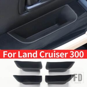 トヨタ ランドクルーザー 300 LC300 2022 2023 2024 アクセサリードア収納ボックスソフトコンパートメントレザーケース - Armrest mat