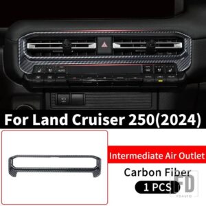 トヨタ 2025 2024 ランドクルーザー 250 1958 プラド LC250 空調ベント装飾カバーインテリアアクセサリー - Carbon Fiber A