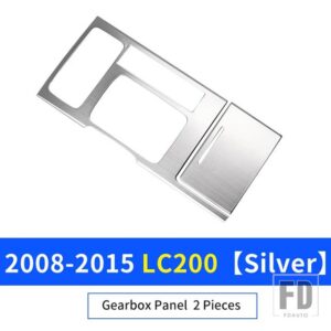 トヨタ 2008-2015 ランドクルーザー 200 伝送パネルアクセサリー LC200 中央制御装飾 - 08-15 LC200 Silver A