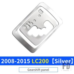 トヨタ 2008-2015 ランドクルーザー 200 伝送パネルアクセサリー LC200 中央制御装飾 - 08-15 LC200 Silver B