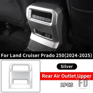 トヨタ 2024 ランドクルーザー 250 1958 プラド LC250 アームレストボックス後エアベントカバーインテリアアップグレードアクセサリー
