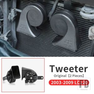 トヨタ 2003-2009 ランドクルーザープラド 120 高音スピーカー LC120 カタツムリ低音ホイッスルスピーカーアクセサリー - Original factory