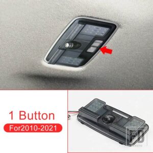 トヨタ ランドクルーザープラド 150 120 2003-2021 アップグレードアクセサリートランクテールゲートハザード灯 LC150 LC120 ドア読書ランプ - 2010-2021 1 Button