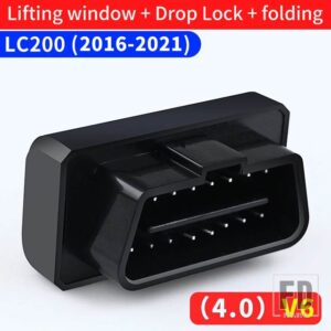 トヨタ ランドクルーザー 200 自動窓閉じるバックミラー折りたたみロックドア OBD データモジュールアクセサリー - 2016-2021 V6