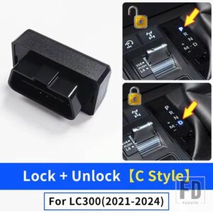 トヨタ 自動閉窓 + ロックドア OBD モジュール + 折りたたみ ランドクルーザー 300 LC300 2021-24 インテリアアクセサリー - C Style