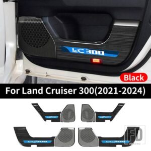トヨタ LC300 FJ300 インテリアアクセサリー 2021-2024 ランドクルーザー 300 ステンレスドアカバースピーカーカバー