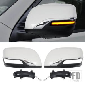 トヨタ 2008-2021 ランドクルーザー 200 プラド 150 バックミラーカバー LC150 LC200 アクセサリー LED ウインカー FJ150 - Decorative Clause