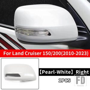 トヨタ 2008-2023 ランドクルーザー 200 プラド 150 バックミラーカバー LC150 LC200 アウターアクセサリー交換 - Pearl white Right