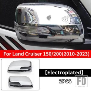 トヨタ 2008-2023 ランドクルーザー 200 プラド 150 バックミラーカバー LC150 LC200 アウターアクセサリー交換 - Electroplated