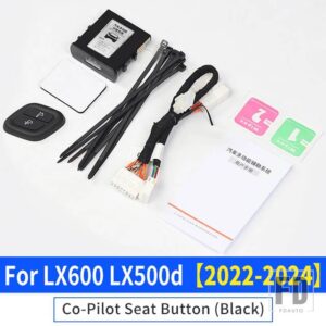 レクサス 副パイロットシートボタン制御装置 2022 2023 2024 600 LX600 LX500D インテリアアップグレードアクセサリーチューニング - Black 2022-2024