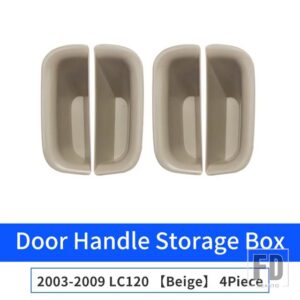 トヨタ 2003-2009 ランドクルーザー プラド 120 ドアハンドル収納ボックス収納 LC120 アクセサリーに - Beige 2003-2009