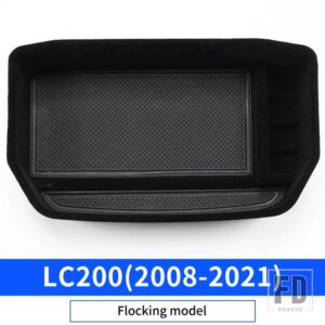 トヨタ アームレストボックス冷蔵庫パーティションスペースブラケットトレイ ランドクルーザー 200 2008-2022 LC200 FJ200 アクセサリー - Flocking model