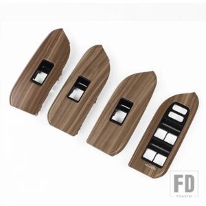 トヨタ 木目交換用アームレストカバー ランドクルーザープラド 150 LC150 FJ150 2022-2023 インテリアアクセサリーアップグレードハンドル - A Style Light Color