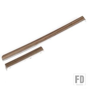 トヨタ 木目交換用アームレストカバー ランドクルーザープラド 150 LC150 FJ150 2022-2023 インテリアアクセサリーアップグレードハンドル - Light Color