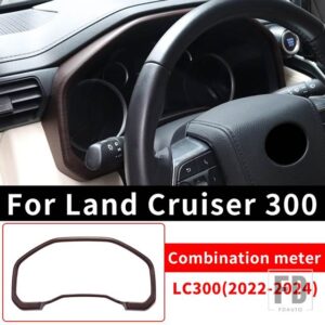 トヨタ 2021-2024 ランドクルーザー 300 高構成ピーチウッドテクスチャインテリアアクセサリー LC300 アップグレード - Combination meter