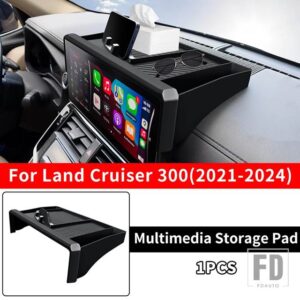 トヨタ 2021-2024 ランドクルーザー 300 センターコンソール収納スリーブギアカバー LC300 インテリアアップグレードアクセサリー - Multimedia Pad